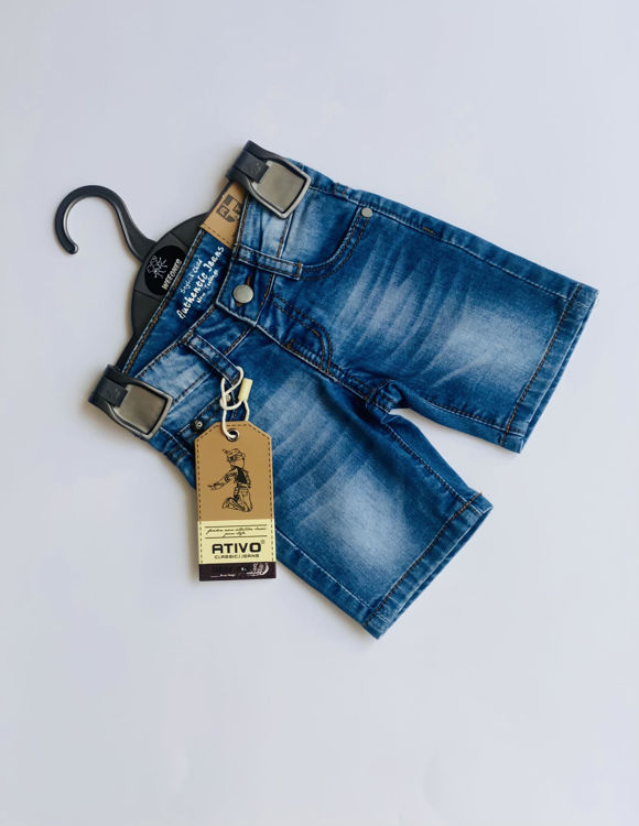 Picture of YX1276 - BOYS BABIES DENIM LOOK BERMUDA